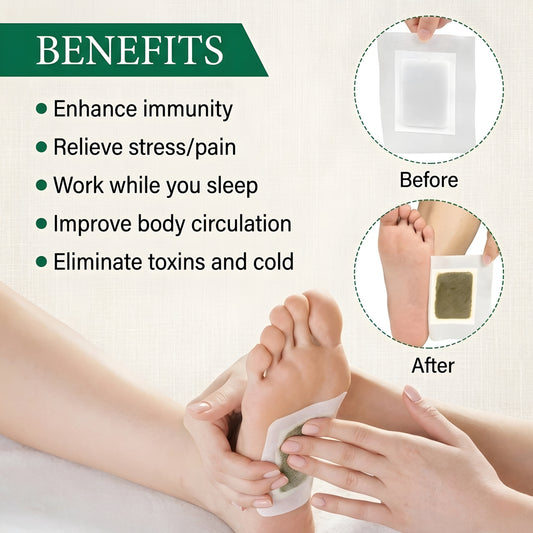 Herbal Detox Foot Patches (Pack of 10)